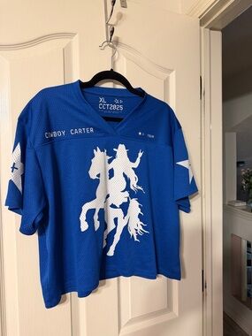 Authentic Beyoncé Cowboy Carter Tour Cropped Jersey